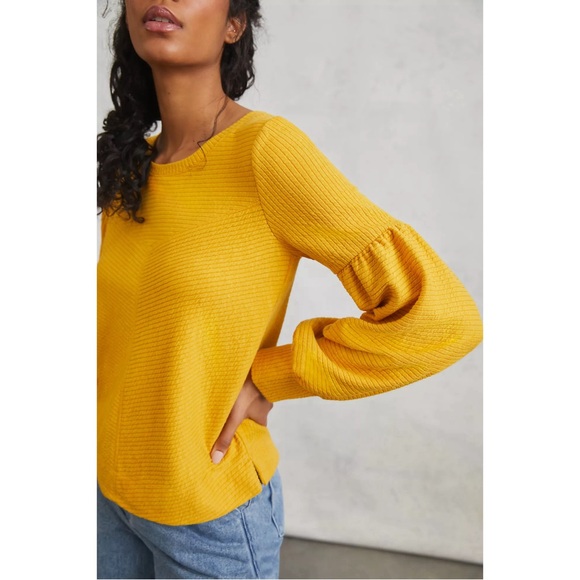 Anthropologie Bayleigh Cropped Top NWT Size XL - Picture 3 of 13